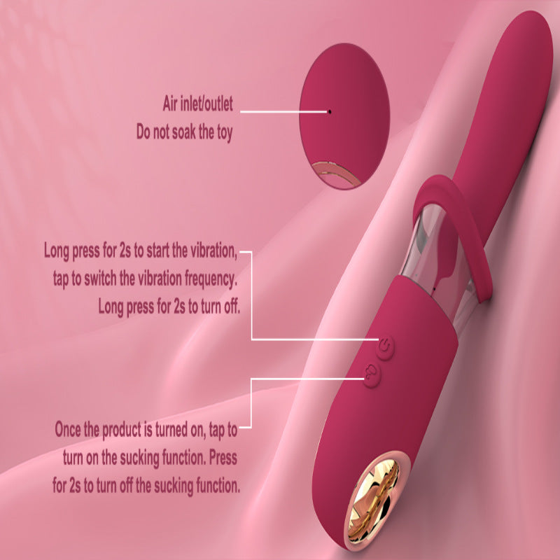 Vibromasseur Big Tongue G Spot - Stimulateur de clitoris à ventouse buccale Jouets sexuels féminins