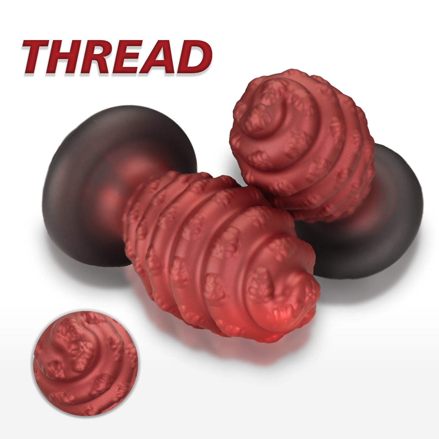 Ananas Fantasy Anal Gode Butt Plug - Thread Monsterdildo Silicone Sex Toy pour Hommes Femmes