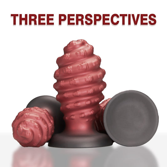 Pineapple Fantasy Anal Dildo Butt Plug - Thread Monsterdildo Silicone Sex Toy for Men Women