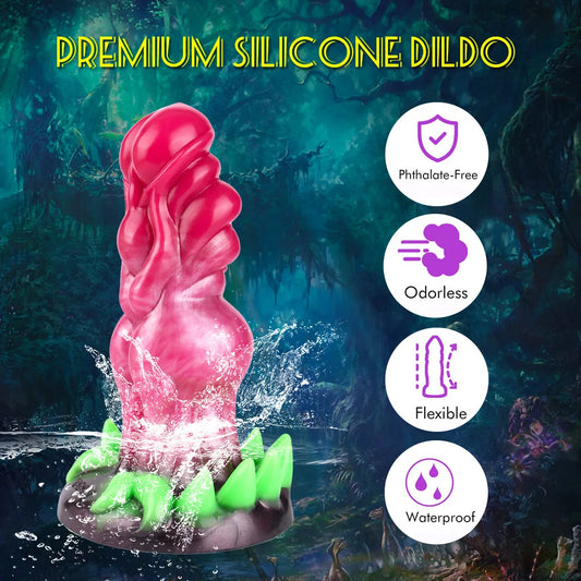 Monster Dildo Butt Plug - Exotic Silicone Alien Dildos Vaginal Anal Stimulator