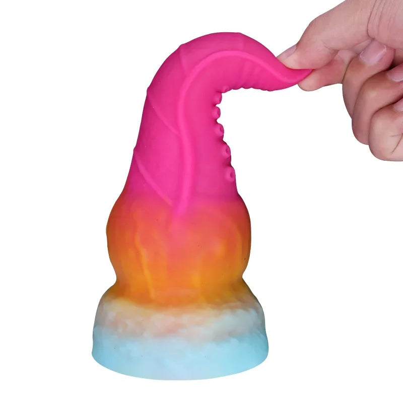 Oktopus Tentakel Dildos Butt Plug - Silikon Monsterdildo Anal Dilatator Sexspielzeug