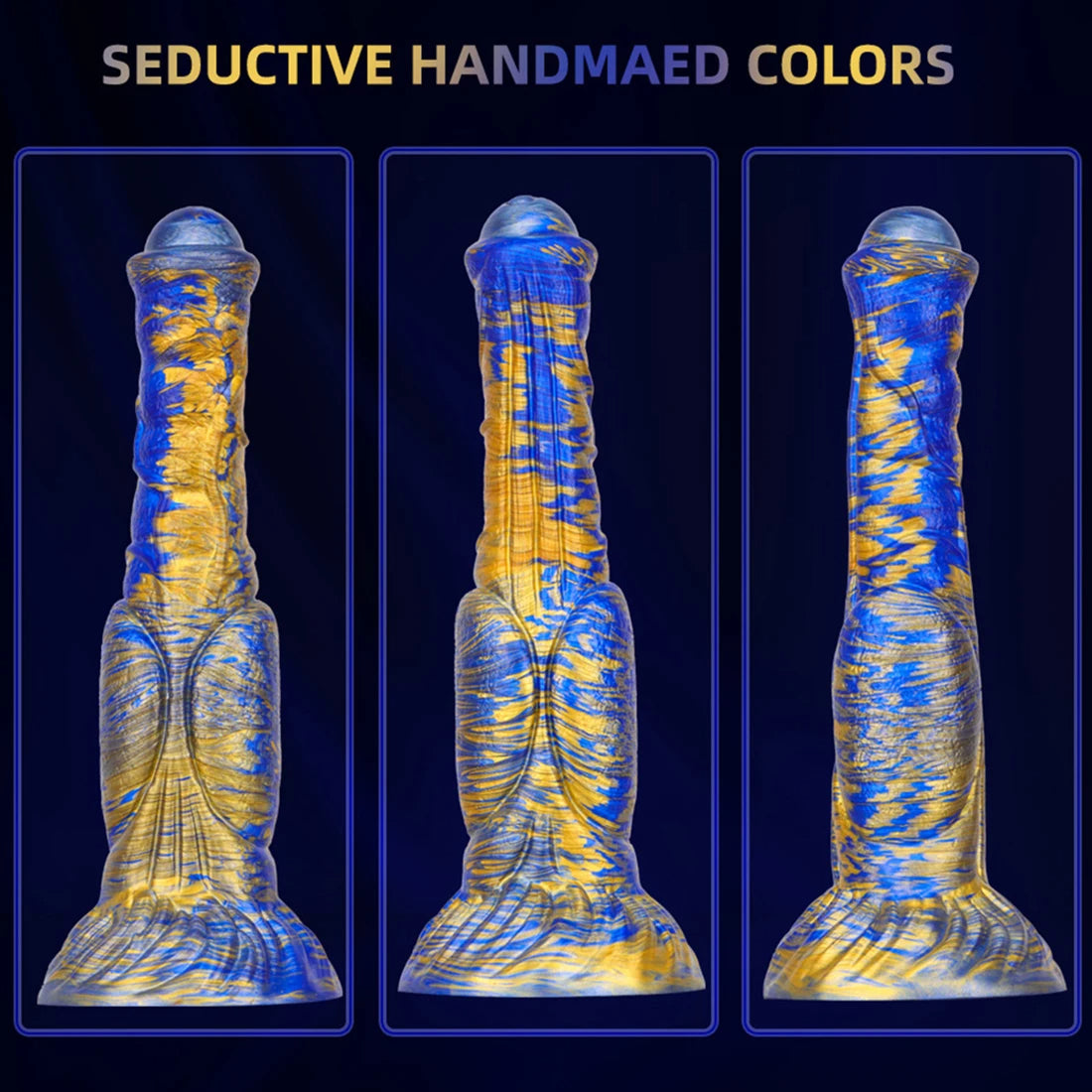 Colorful Realistic Monster Dildo - Soft Silicone Animal Dildos Sex Toys for Adult Erotic Wellness