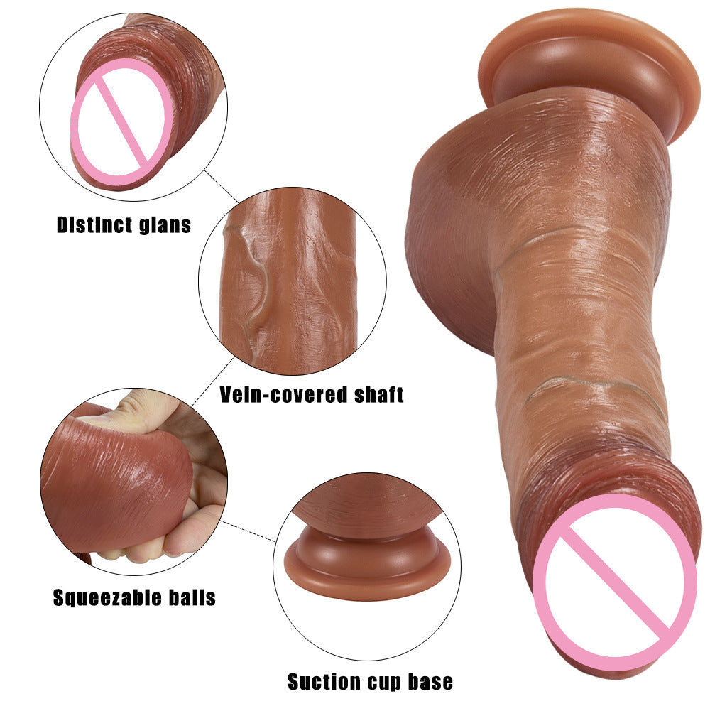 Godemichet anal réaliste en silicone pour massage vaginal de la prostate, jouet sexuel pour femme