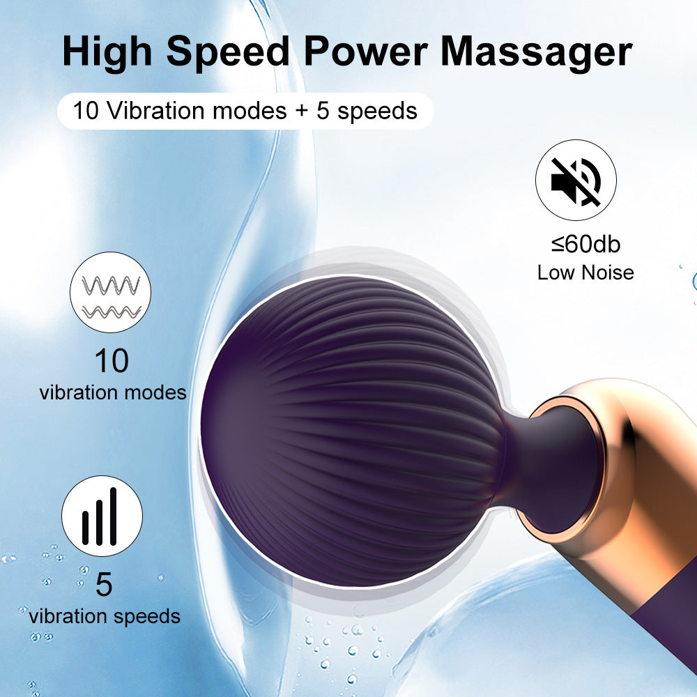 Gebogener Zauberstab-Vibrator für Frauen – Fantasie-Nippel-Klitoris-Stimulator, Sexspielzeug für Frauen