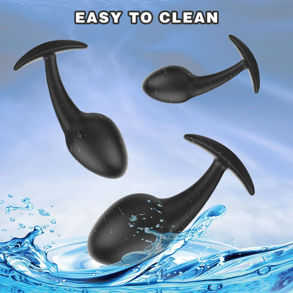 Plug anal en silicone - Têtard doux Plug anal dilatateur mâle femelle jouets sexuels