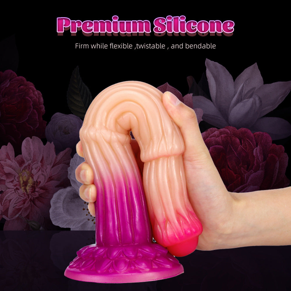 Fantasy Horse Monsterdildo Butt Plug - Silicone Bambou Joint Anal Gode Masseur De Prostate