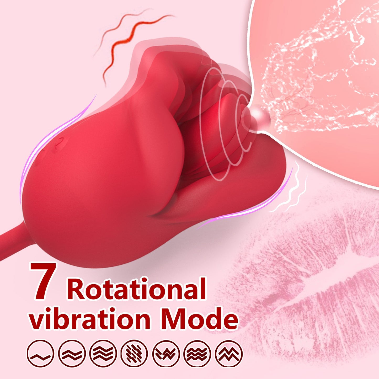 Vibromasseur clitoridien à poussée de gode à Double extrémité-stimulateur de clitoris Anal Stroker G Spot jouets sexuels oraux