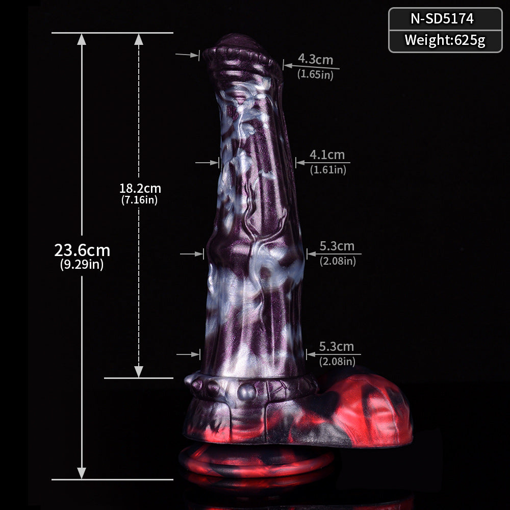 Saugnapf-Monsterdildo-Buttplug – Exotischer Dragondildo-Masturbationsstimulator für Frauen