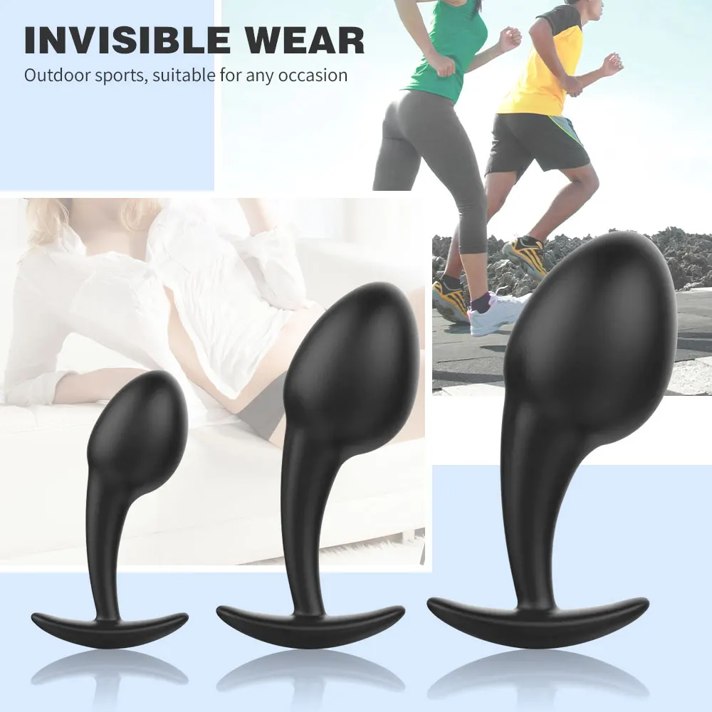 Plug anal en silicone - Têtard doux Plug anal dilatateur mâle femelle jouets sexuels