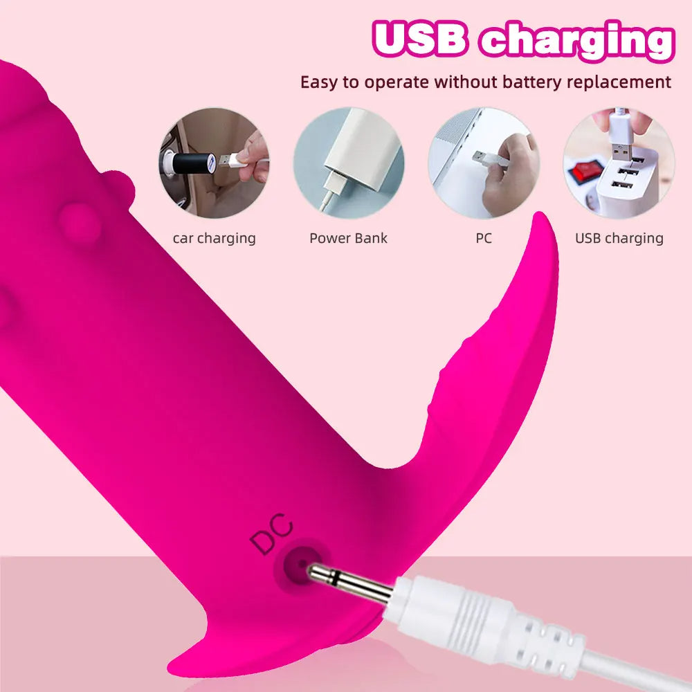 APP-Steuerung Analdildo Höschenvibrator - Vibrierender Butt Plug weibliches Sexspielzeug