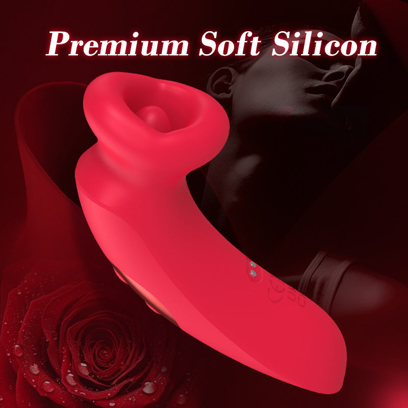 Stimulateur de clitoris de sexe oral Lolita - Vibromasseur clitoridien de poche Mouch Sucking Licking Nipple