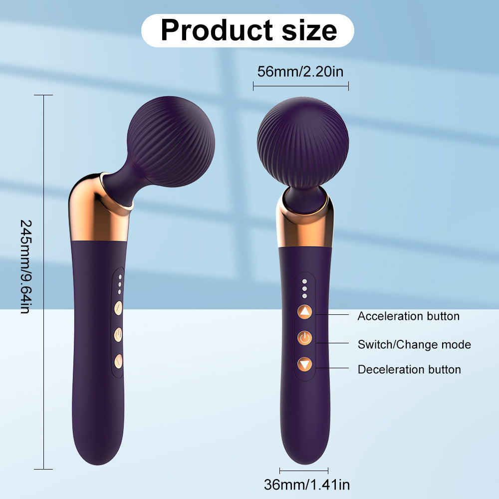 Gebogener Zauberstab-Vibrator für Frauen – Fantasie-Nippel-Klitoris-Stimulator, Sexspielzeug für Frauen