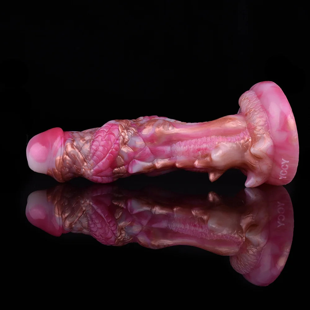 Fantasy Dragon Dildo Butt Plug - Vibrierender Monsterdildo mit Fernbedienung für die Prostatamassage