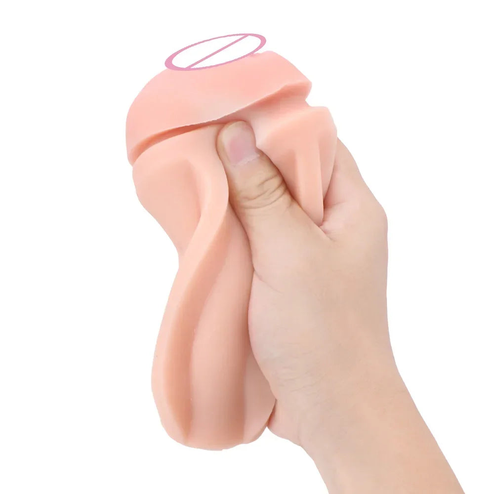 Bierflasche für Männer, Masturbationsbecher – realistische Vagina, Taschenmuschi, Sexspielzeug für Männer