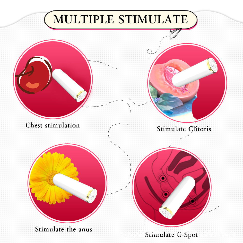Bullet Vibrator Sex Toy - Vibrating Bullet Clit Stimulator G Spot Anal Vibrator