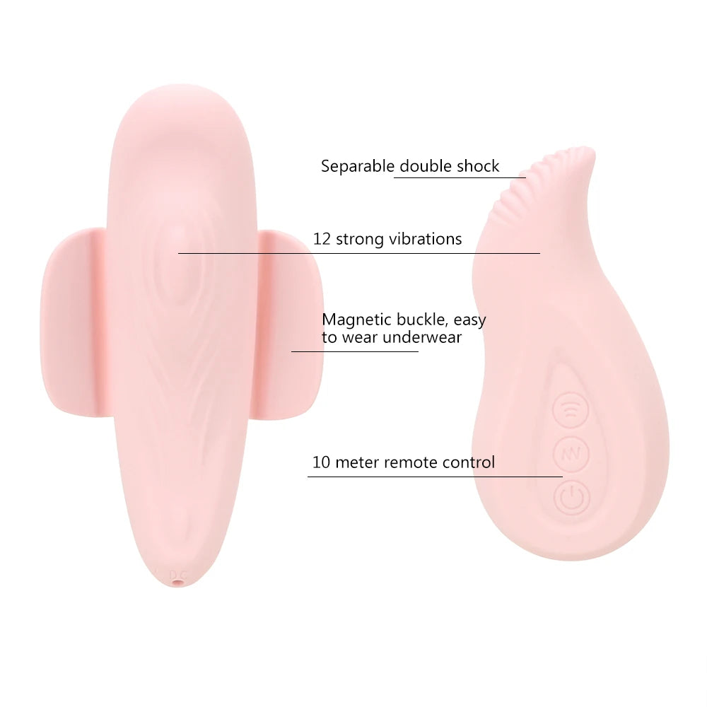Culotte vibrante contrôlée par application - Vibromasseur portable pour femme avec stimulateur clitoridien