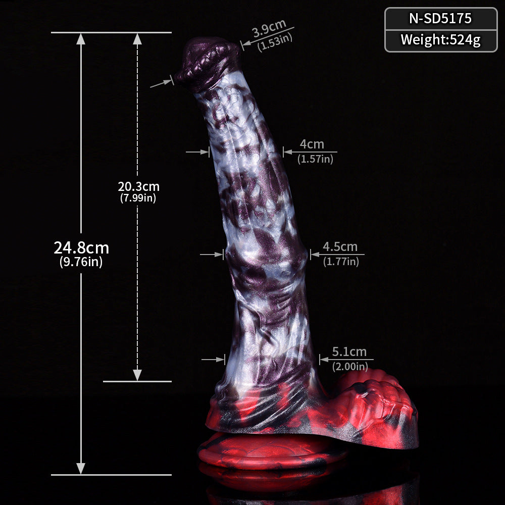 Saugnapf-Monsterdildo-Buttplug – Exotischer Dragondildo-Masturbationsstimulator für Frauen
