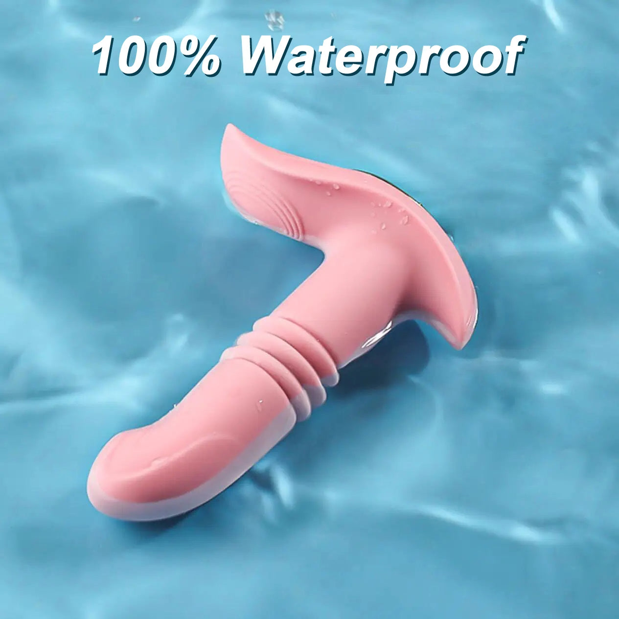 Vibromasseur à poussée de culotte télécommandé - Stimulateur de clitoris point G Plug anal vibrant