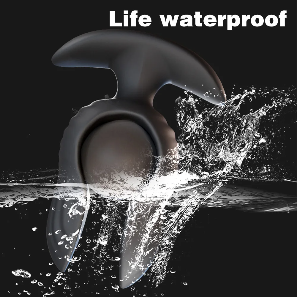 Aufblasbarer vibrierender Analplug – Analball-Expander Estim Prostata-Massagegerät – Domlust