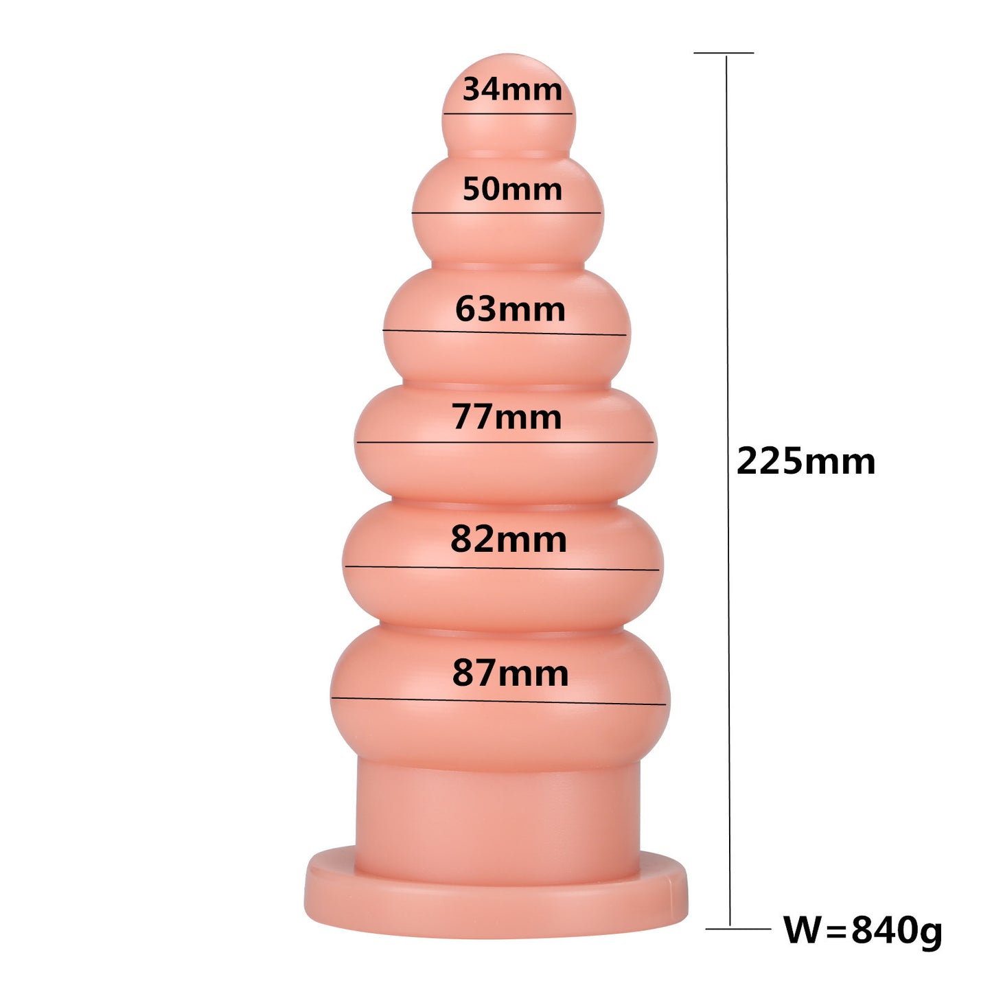 Großer riesiger Analkugel-Dilatator - Fantasy Riesiger Analdildo Vaginalexpander Butt Plug
