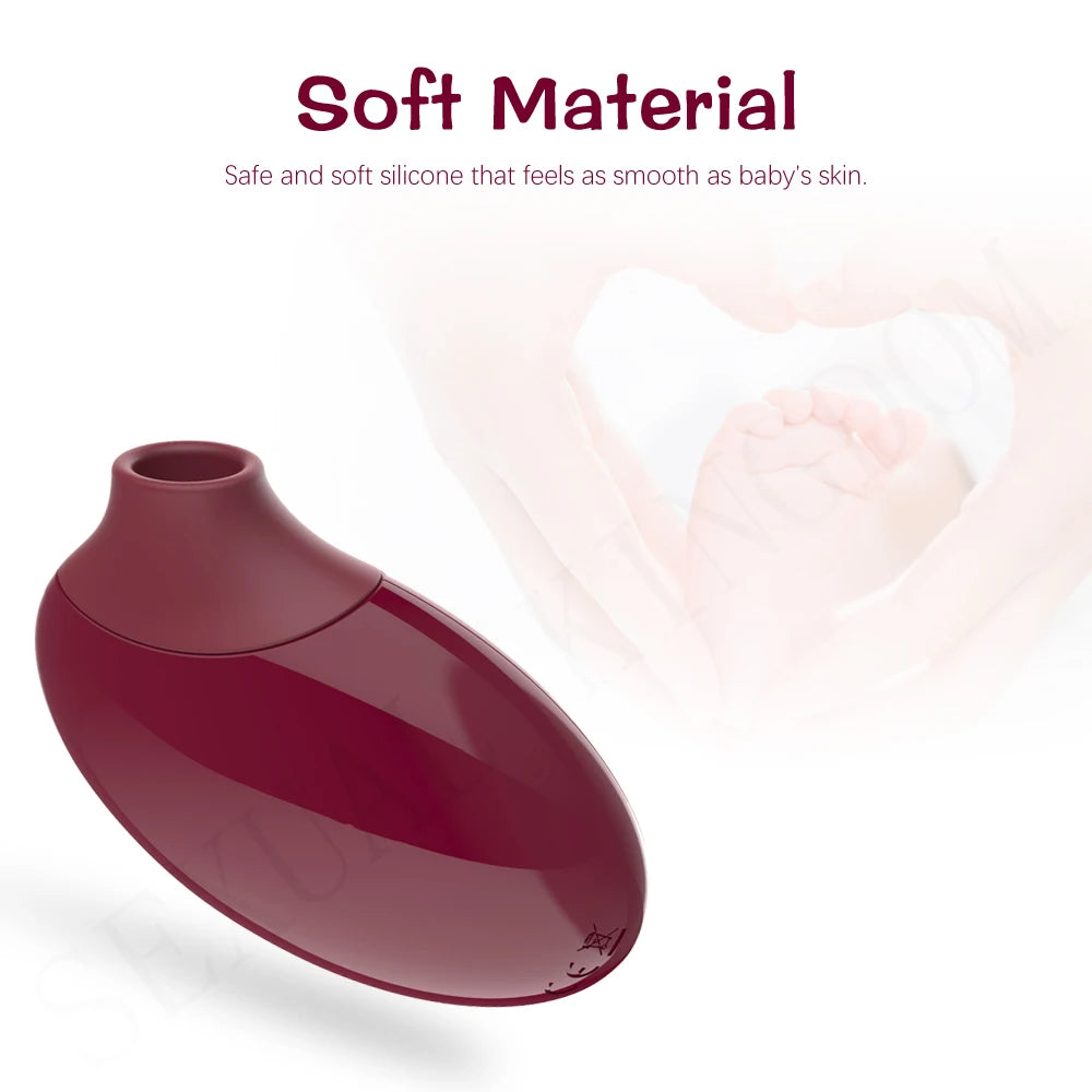 Vibromasseur pour succion clitoridienne et sexe oral - Jouet sexuel féminin pour lécher les tétons et le clitoris - Domlust
