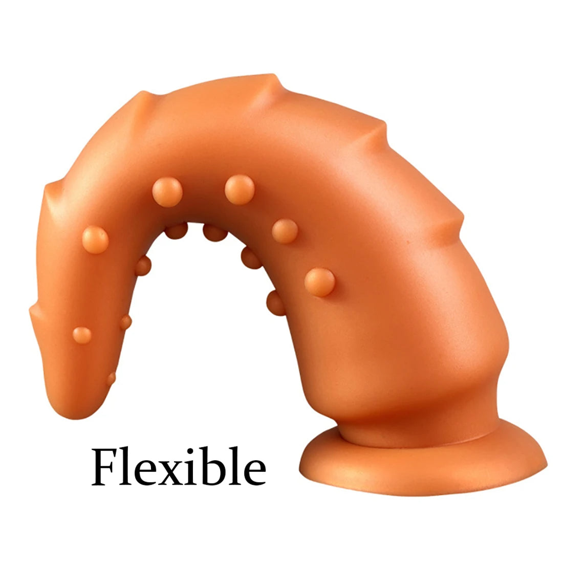 Big Monster Dildo Anal Plug - Realistic Gold Knotted Dildos Silicone Tentacle Anal Toys