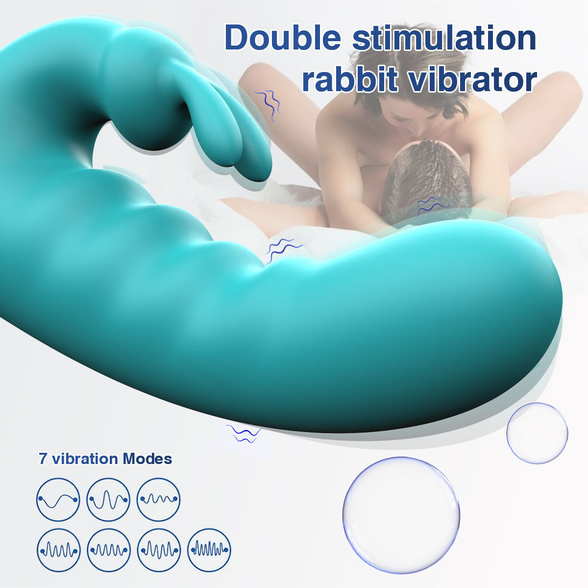 Vibromasseur clitoridien lapin G Spot vibrant Plug anal-télécommande Double pince clitoris masseur de prostate