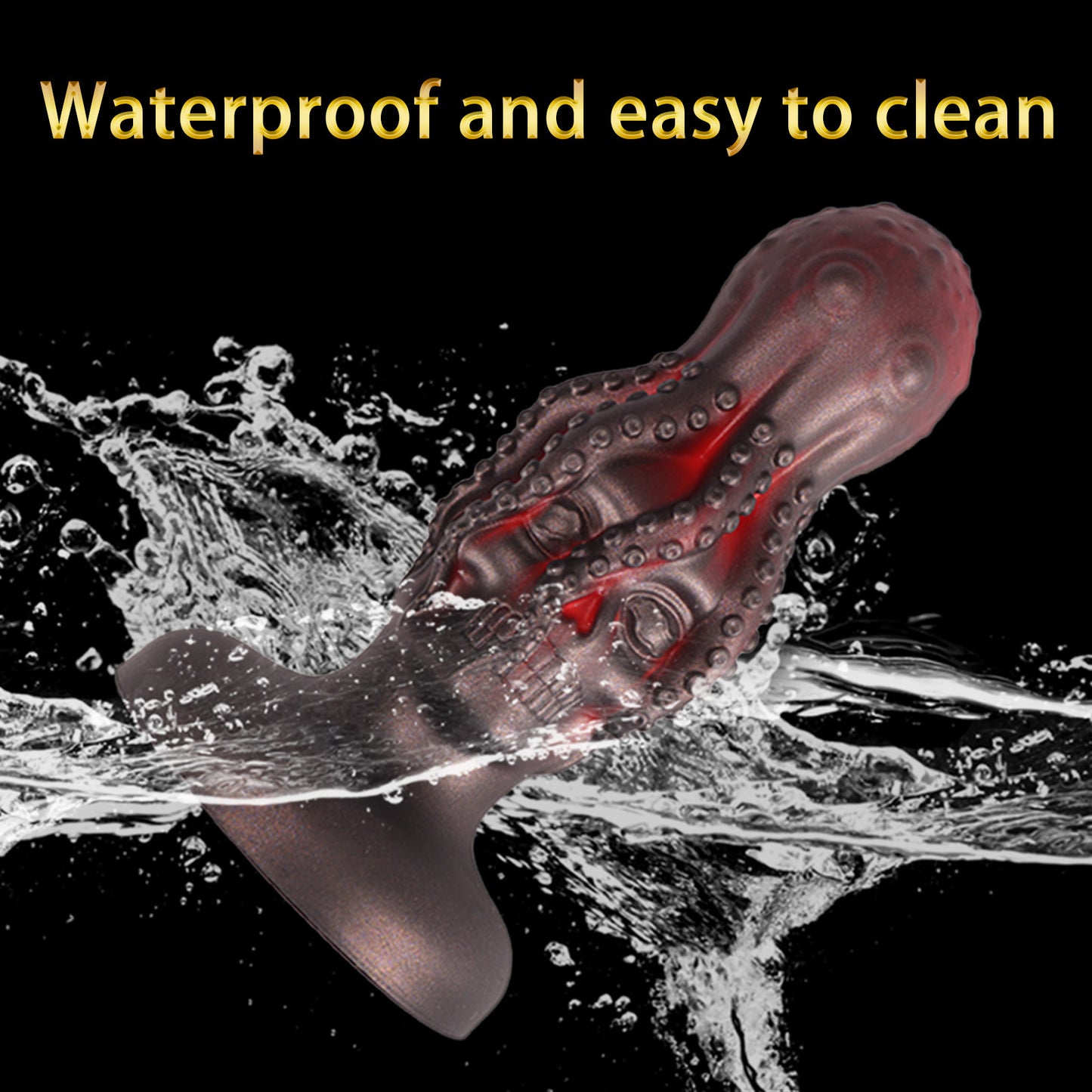 Oktopus Dildo Anal Dilatator Butt Plug - Alien Skull Monsterdildo Frauen Vaginal Masturbator