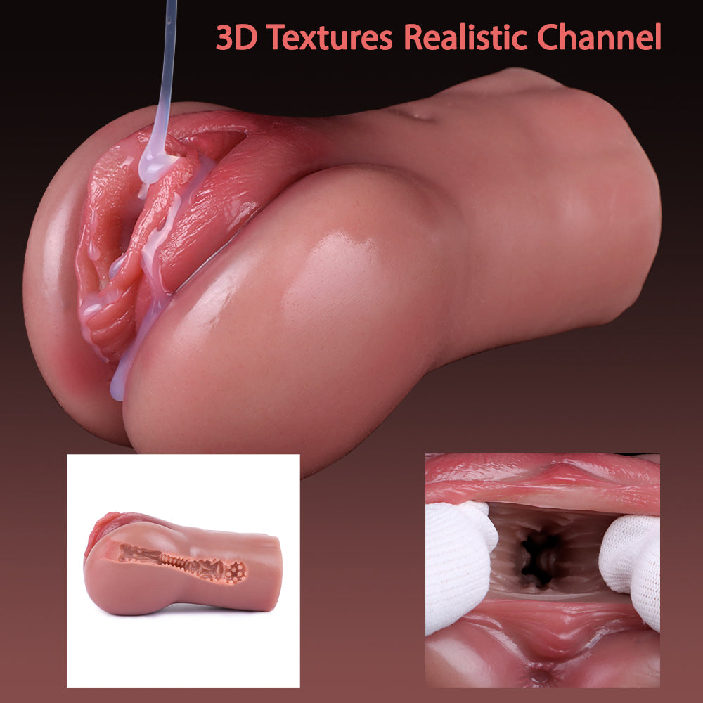 Realistic Pocket Pussy Masturbator Life-Size Silicone | Domlust Realistic Pocket Pussy Masturbator Life-Size Silicone | Domlust
