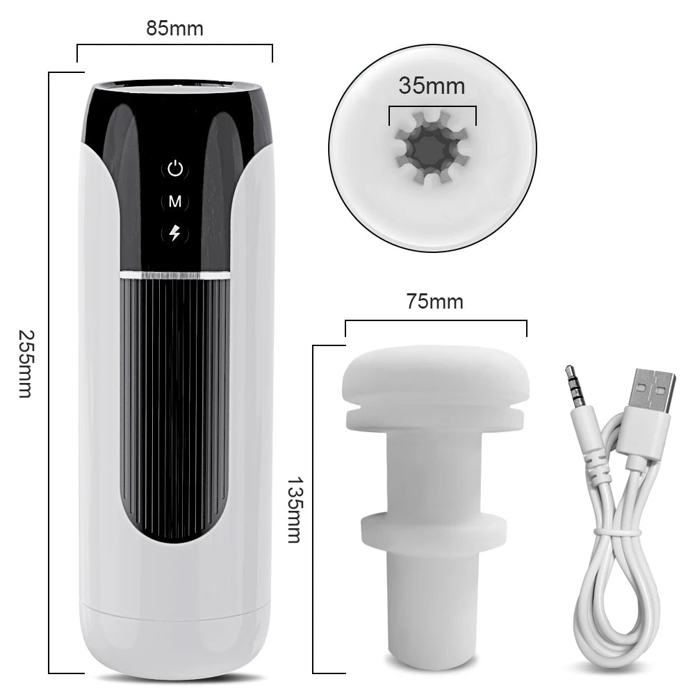 Masturbateur masculin à sangle - Chatte de poche à poussée Adulte Stroker Fellation Sex Toys pour hommes