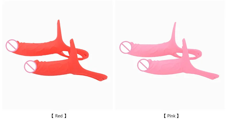 Sangle sur les jouets sexuels masculins de douille de coq - jeu réaliste de couple d'agrandisseur de pénis