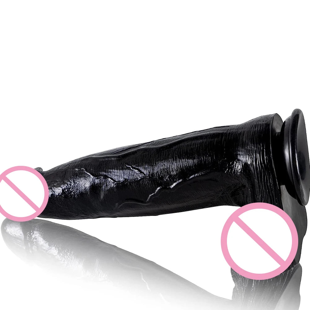 Riesiger realistischer Dildo-Buttplug – 2,9 Zoll großer Analdildo mit großem Umfang, Sexspielzeug für Frauen und Männer