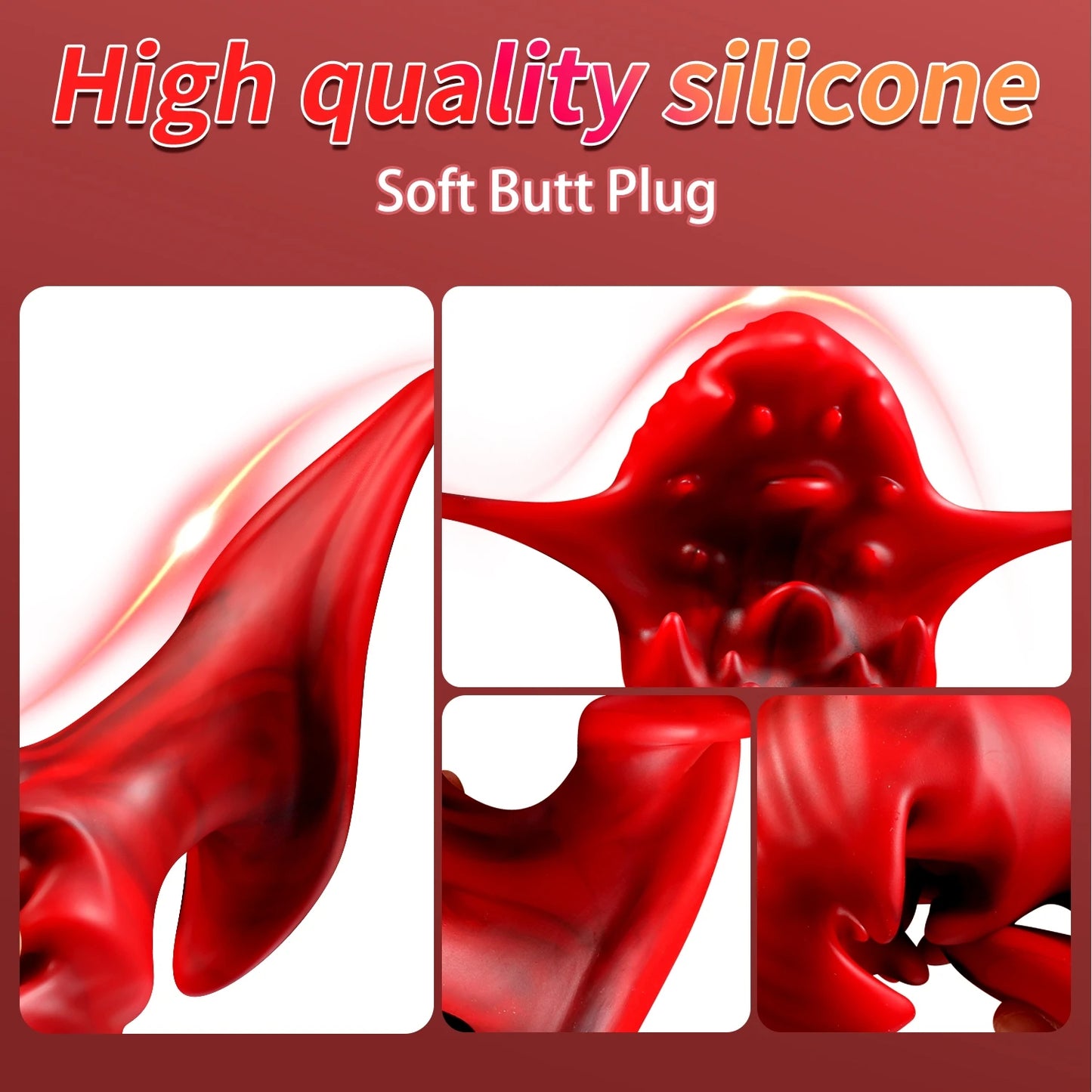 Exotic Monster Dildos Butt Plug - Fantasy Knotted Anal Dilator Vagina Prostate Massager