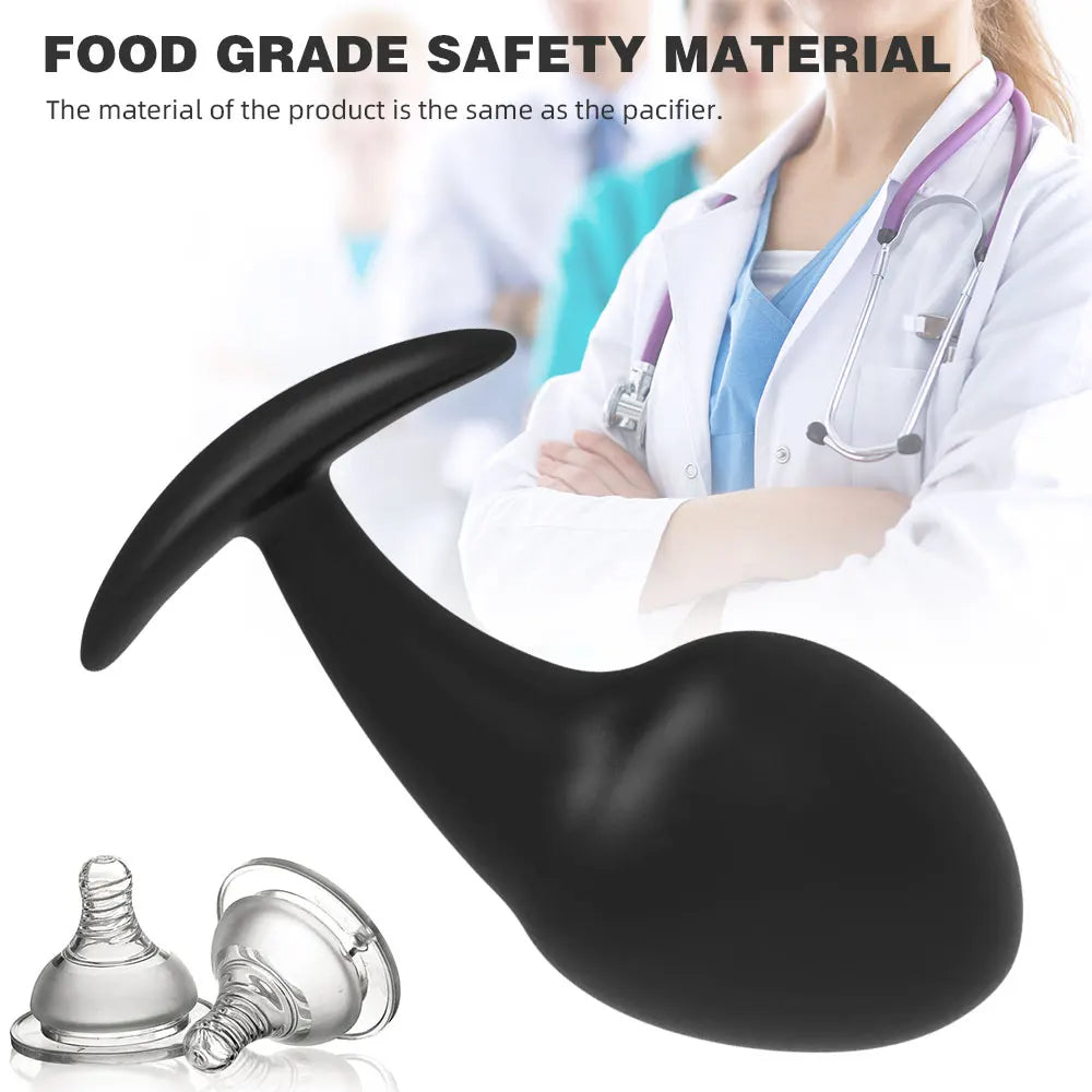 Plug anal en silicone - Têtard doux Plug anal dilatateur mâle femelle jouets sexuels