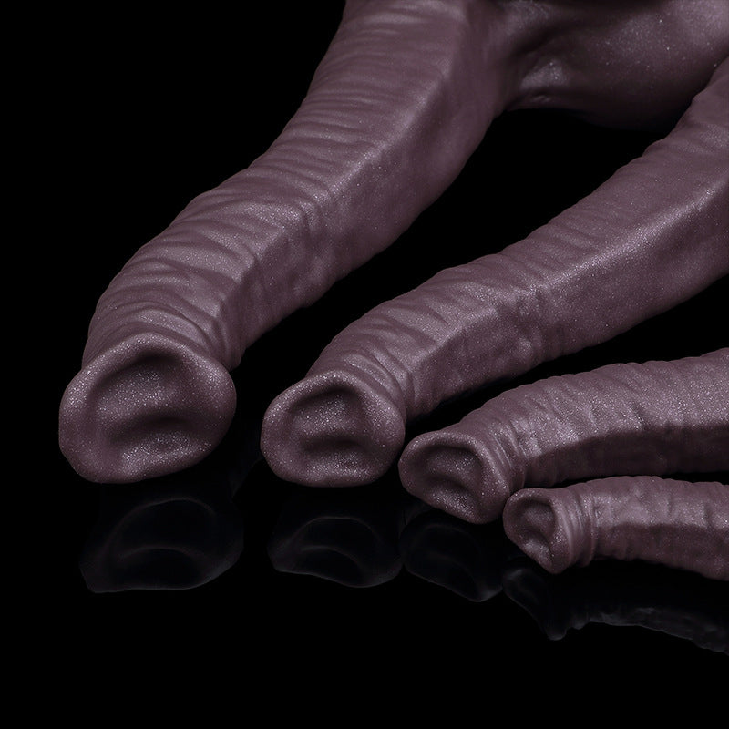 Gode anal en forme de pénis d'éléphant - Jouet sexuel réaliste en silicone pour femme
