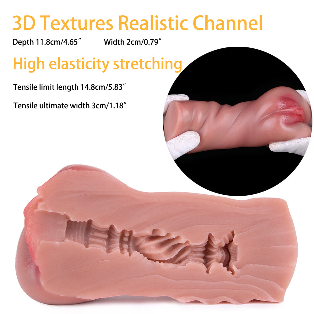 Life Size Pocket Pussy Masturbator - Realistic Vaginal Penis Blowjob Sex Toys for Men