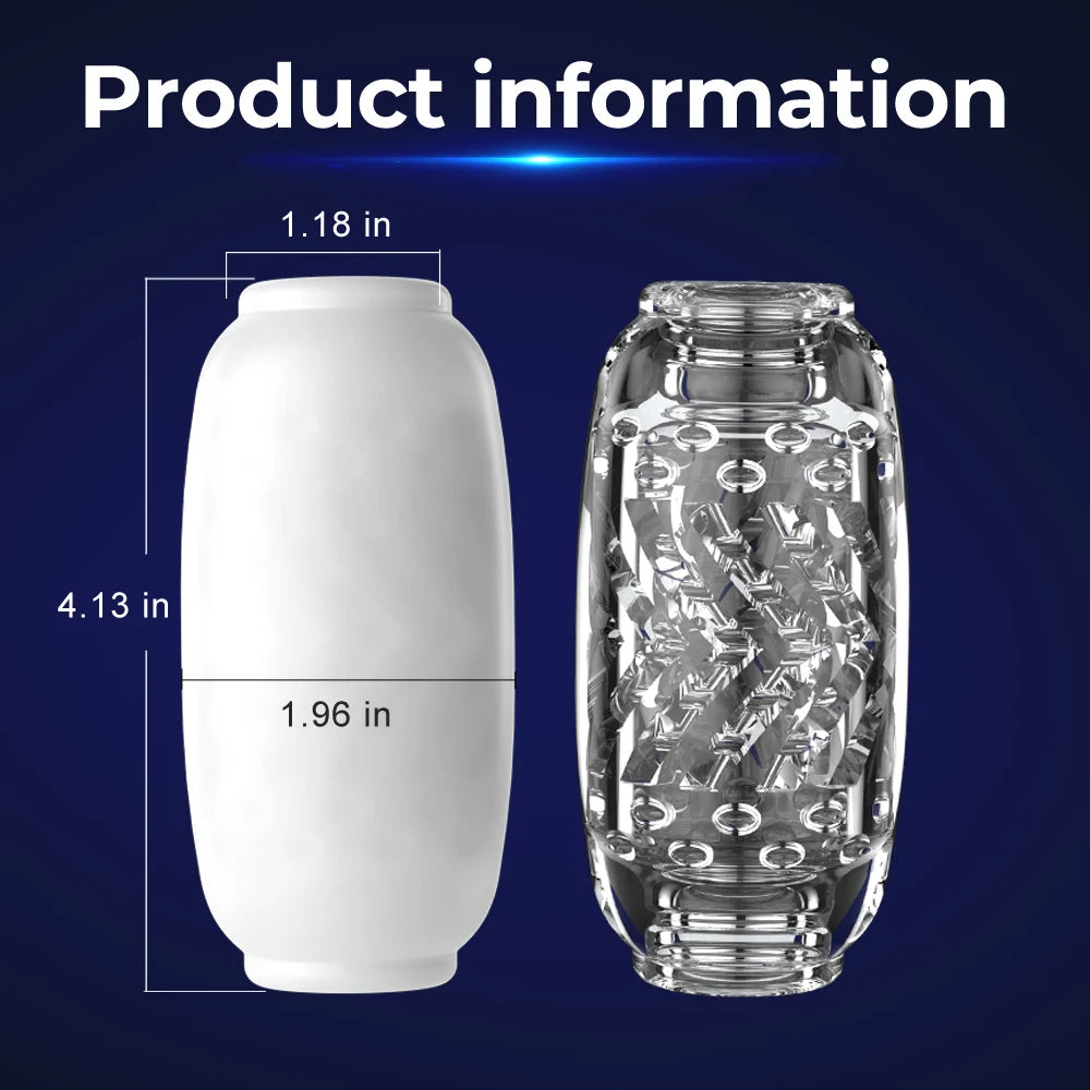 Jelly Pocket Pussy Masturbateur masculin - Serrant le manchon de pénis Massage Sex Toys pour hommes