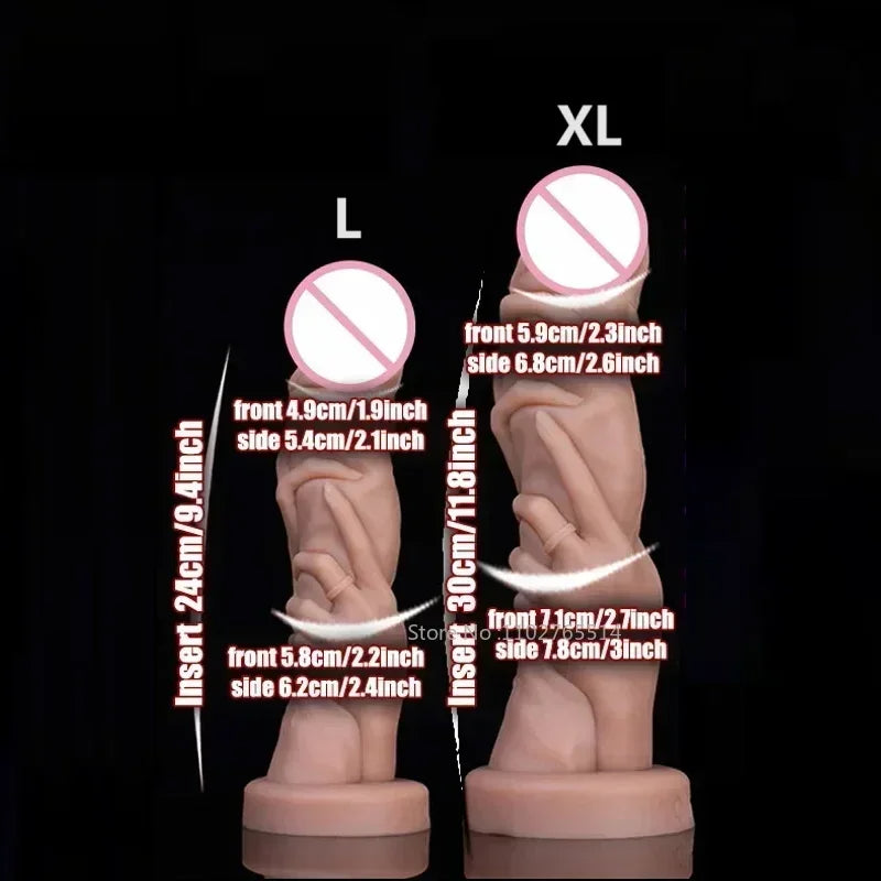 Huge Fantasy Dildos Butt Plug - Exotic Realistic Fist Anal Dildo Women Vaginal Masturbation