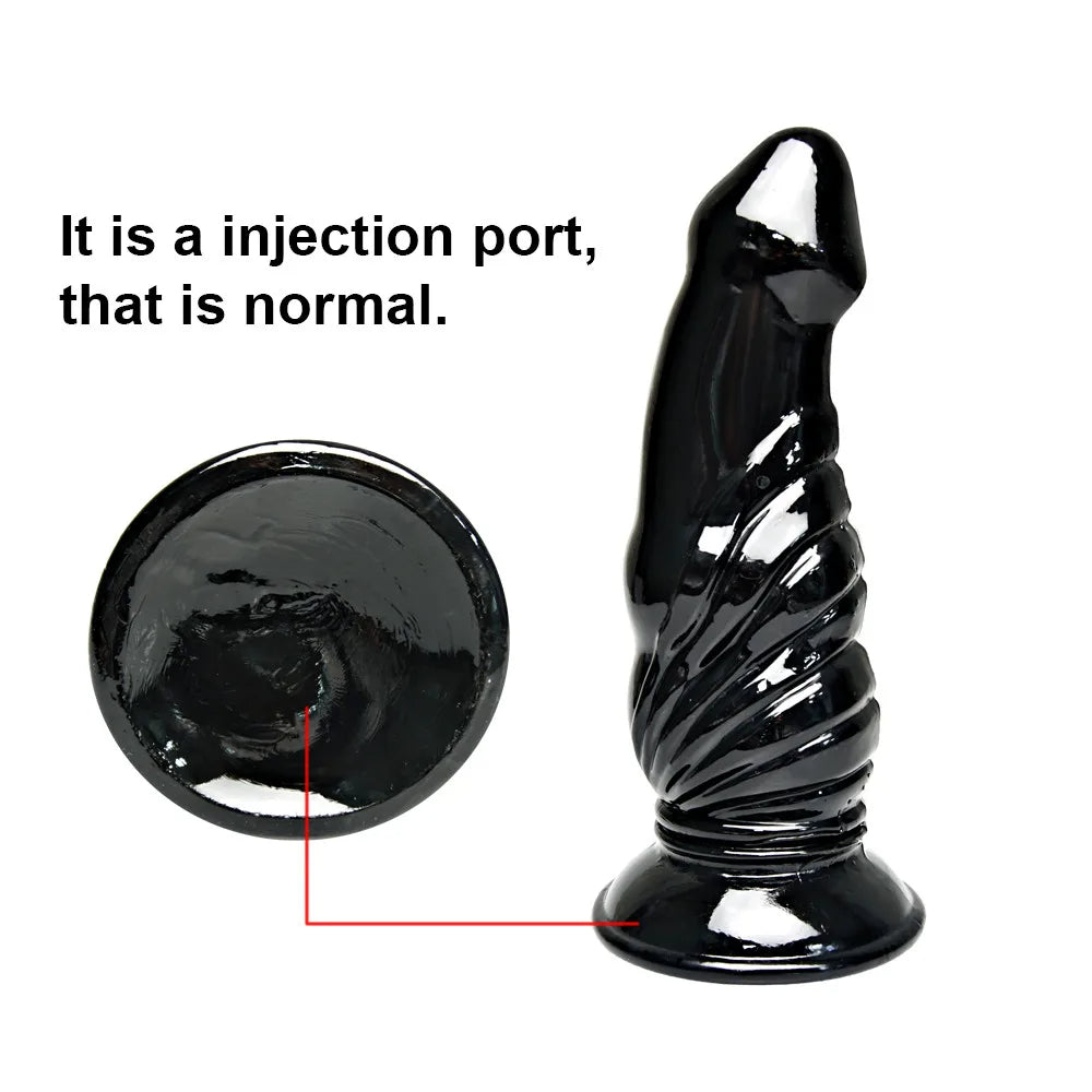 Monsterdildo-Buttplug – Riesiges Fantasy-Saugnapf-Vagina-Analstimulations-Sexspielzeug
