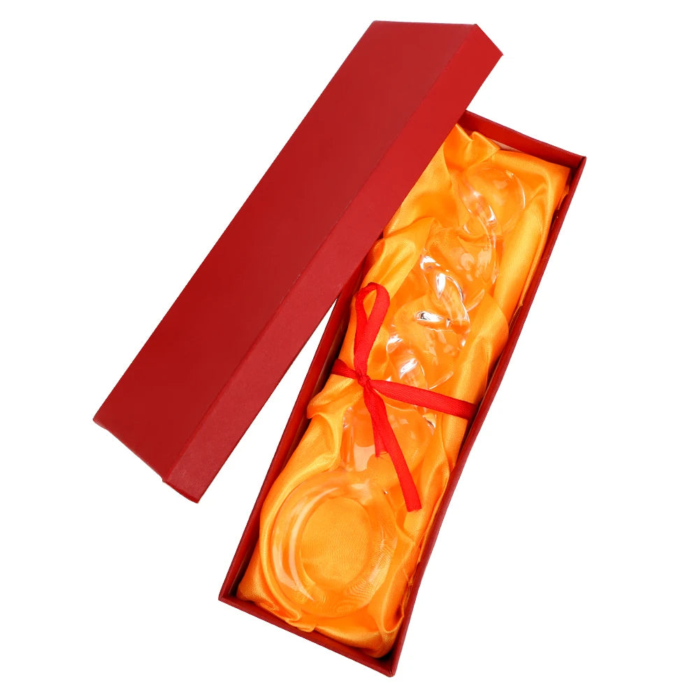 Godemichet anal en verre - Jouets sexuels anaux en cristal Pyrex pour point G pour femmes et hommes