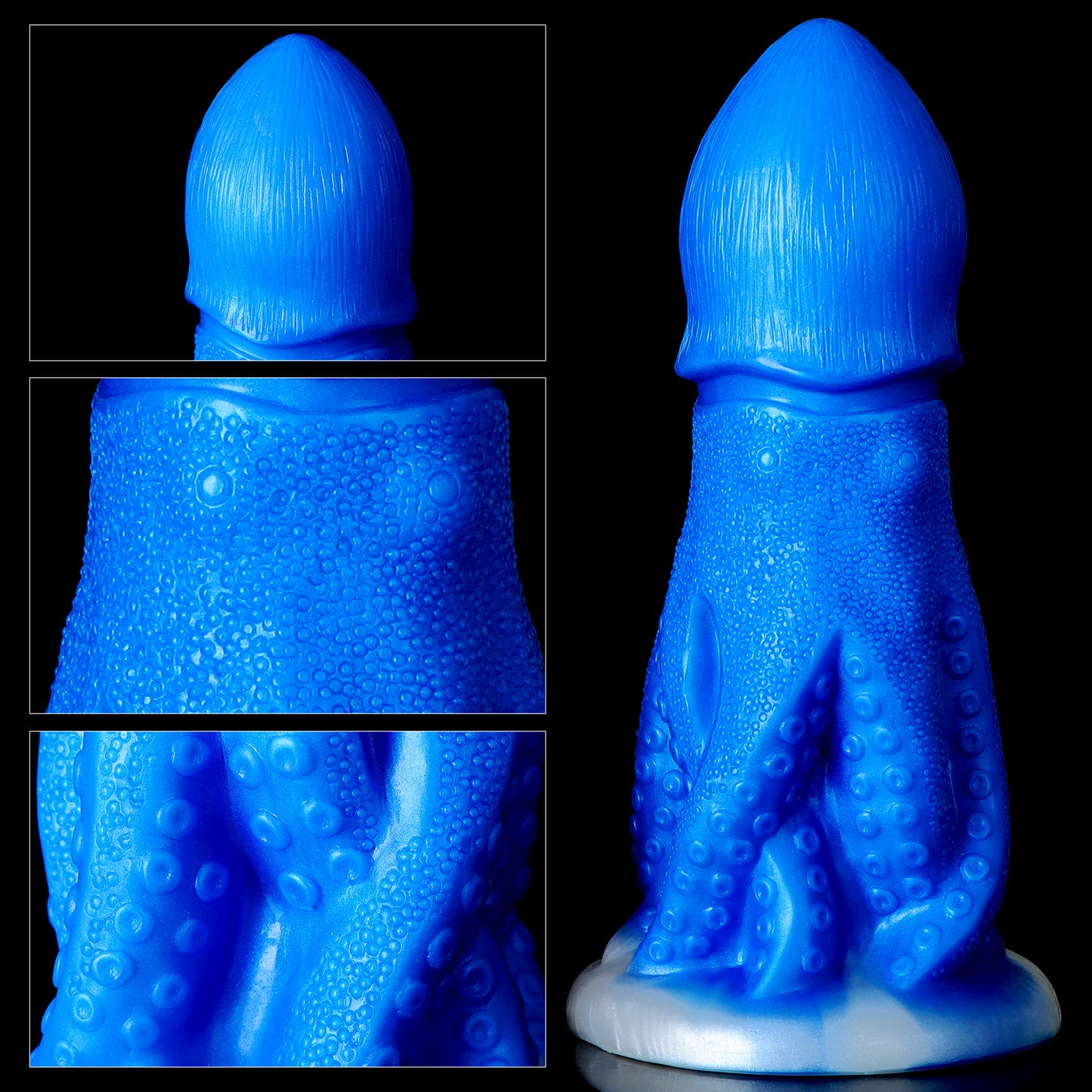 Realistic Octopus Monster Dildo Butt Plug - Big Suction Cup Silicone Alien Dildos Sex Toy