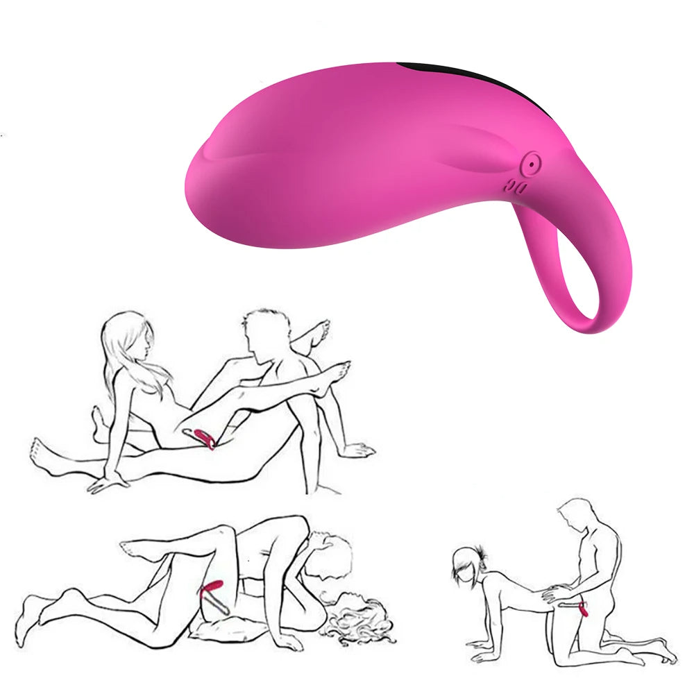 Vibromasseur vibrant pour culotte – 36 modes, anneau pénien, stimulateur clitoridien, jouets sexuels pour couples