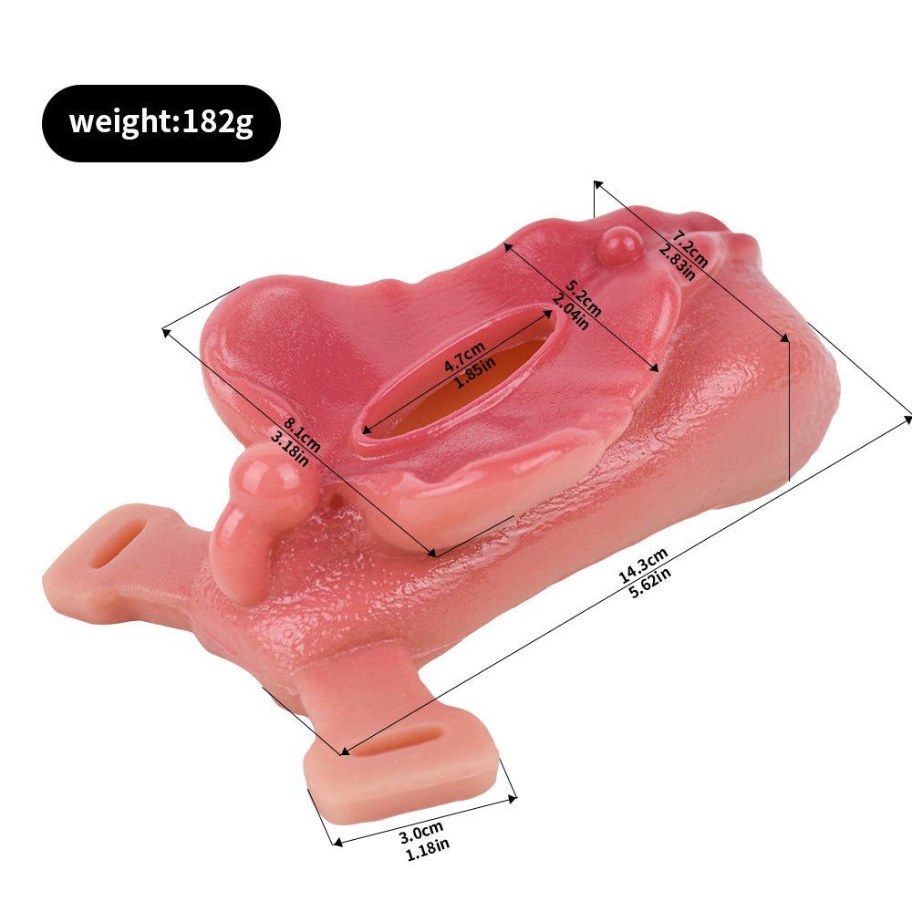 Broyeur de chatte réaliste sans bretelles Sex Toys - Masturbation vaginale pour le bien-être sexuel des hommes gays