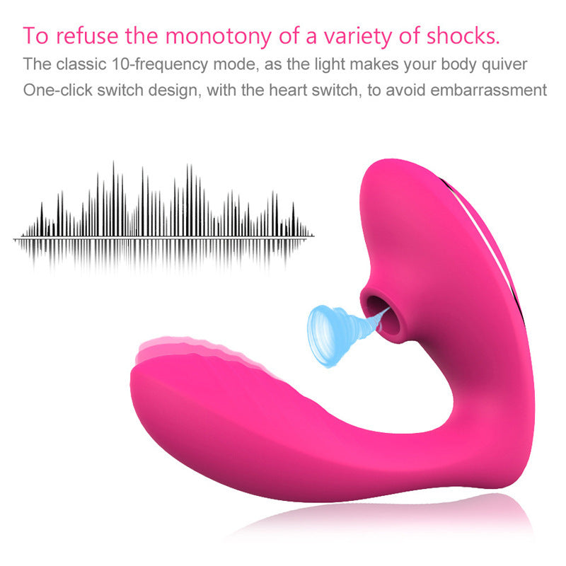 Klitoris-saugender, vibrierender Analdildo – doppelseitiges klitorales G-Punkt-Prostata-Massagegerät
