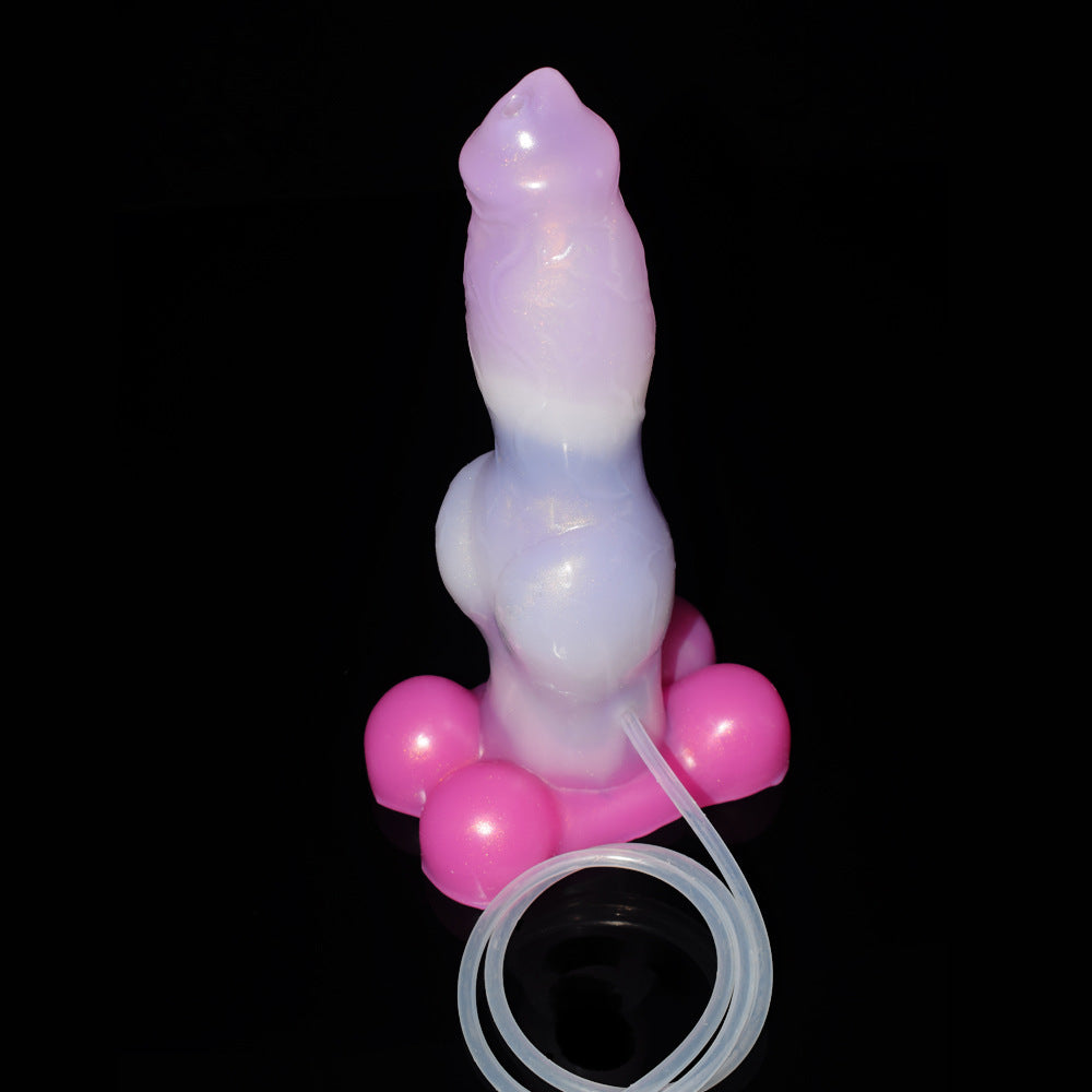 Plug anal gode chien squirting - Monsterdildo stimulateur anal vaginal jouet sexuel en silicone pour femme