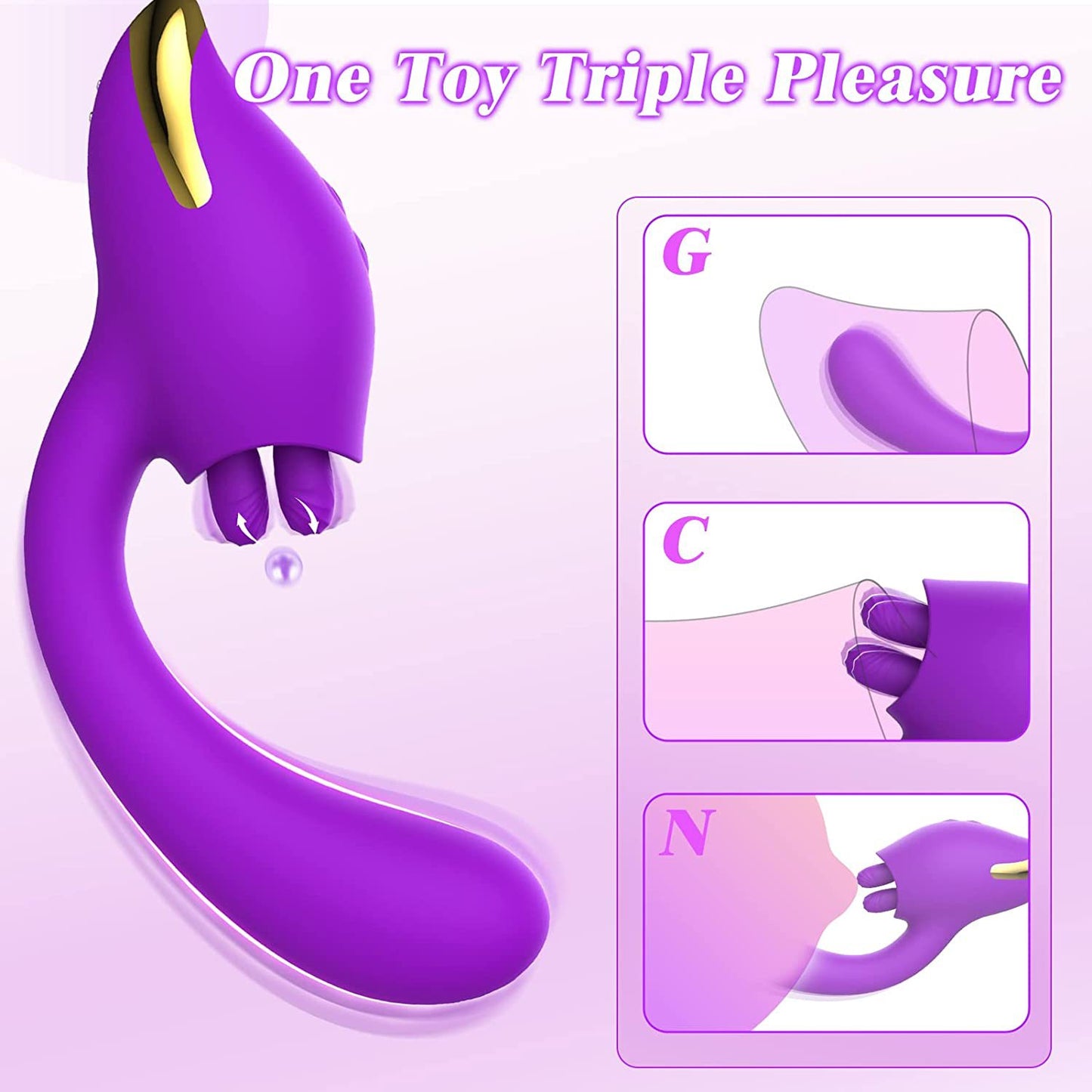Stimulateur de pinces de clitoris à Double extrémité G Spot-gode Anal vibrant, jouets sexuels féminins clitoridiens