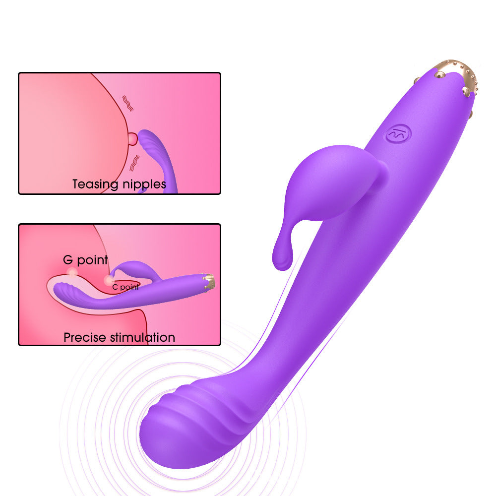 Finger-Prostata-Massagegerät – G-Punkt-Anal-Dildo-Vibrator, Kaninchen-Klitoris-Klemmen, Sexspielzeug für Frauen