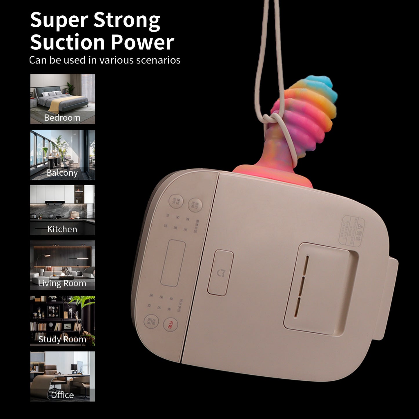 Luminous Conch Anal Dildo Butt Plug - Colorful Sprial Monsterdildo Vaginal Prostate Massager