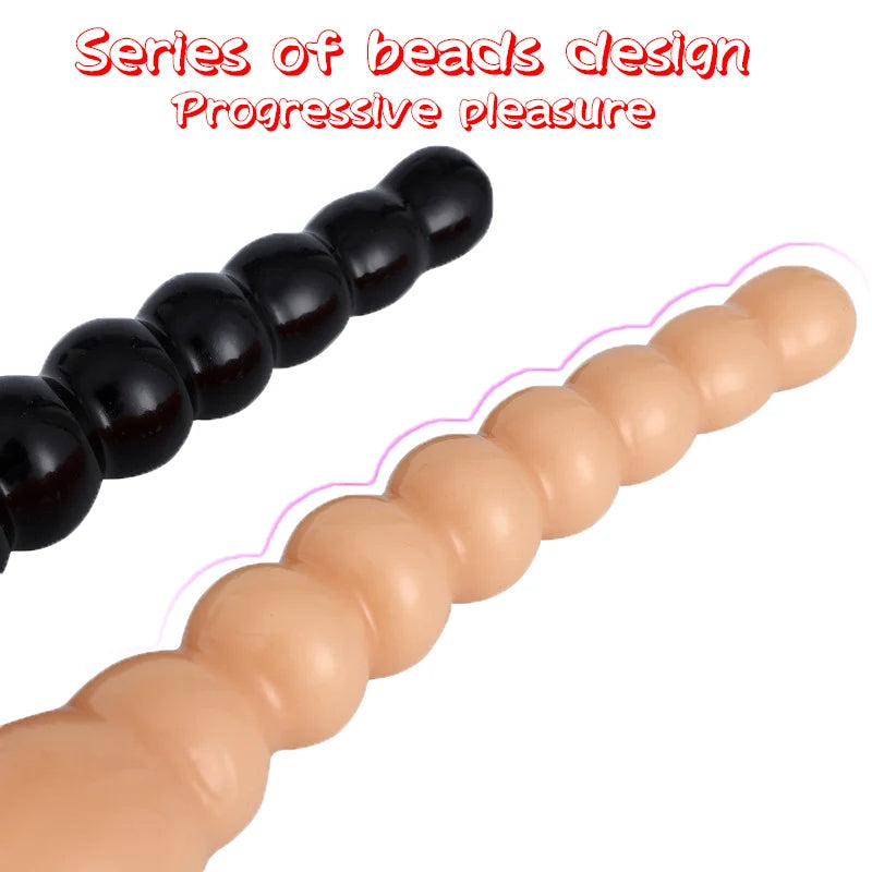Lange Analkugeln, Butt Plug – Exotisches Umschnalldildo-Vagina-Anal-Sexspielzeug