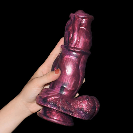 Fantasy Monster Dildos Butt Plug - Exotic Wolf Animal Anal Dildo Silicone Female Sex Toy